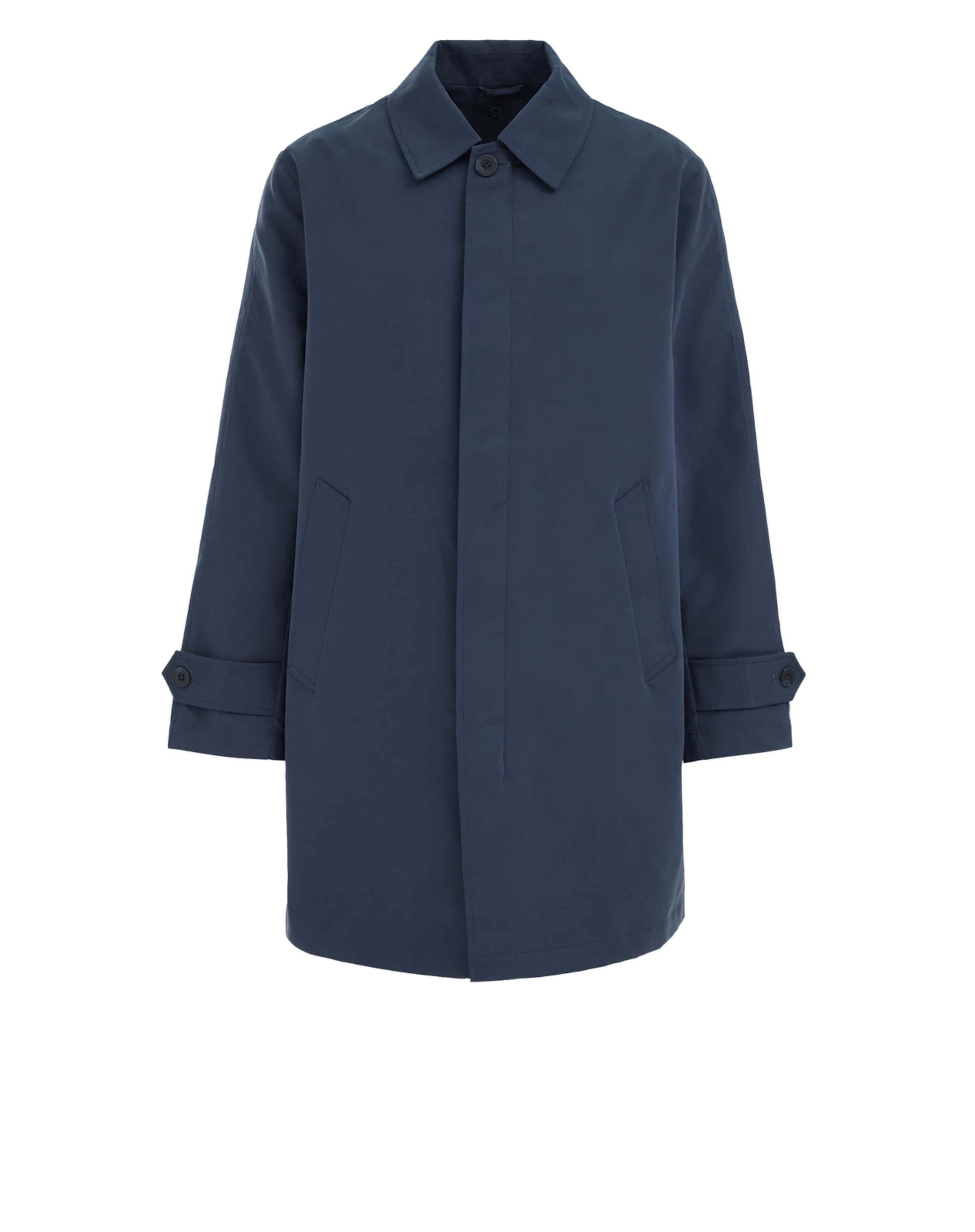 WE Fashion - Abrigo de entretiempo en azul: frente