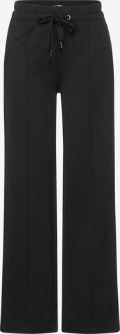 STREET ONE Normální Kalhoty – černá: přední strana
