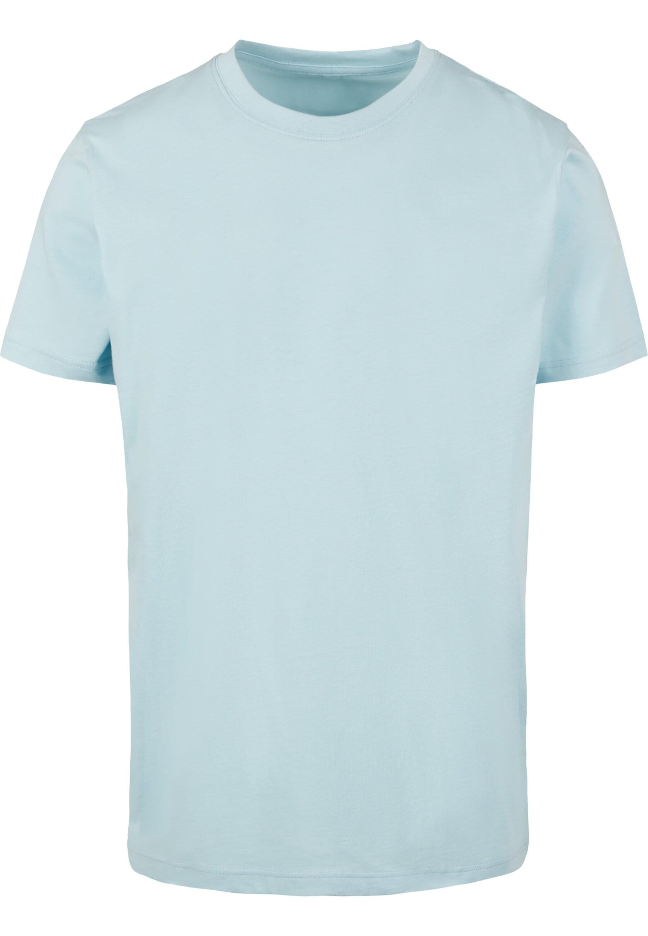 Merchcode T-Shirt 'MHSS Herz' in Blau: Vorderseite