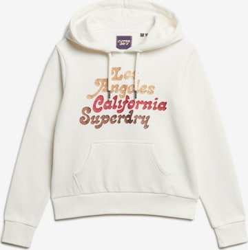 Superdry Sweatshirt in Beige: predná strana