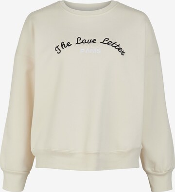 OBJECT Sweatshirt 'MARA' in Beige: voorkant