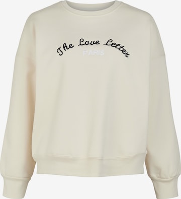 OBJECT Sweatshirt 'MARA' in Beige: front