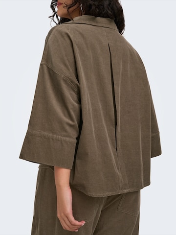 ONLY Carmakoma Blouse 'CARNESSA' in Bruin