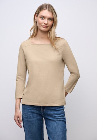 STREET ONE Shirt in Beige: front