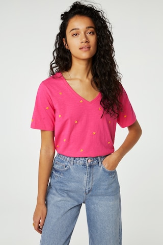 T-shirt Fabienne Chapot en rose : devant