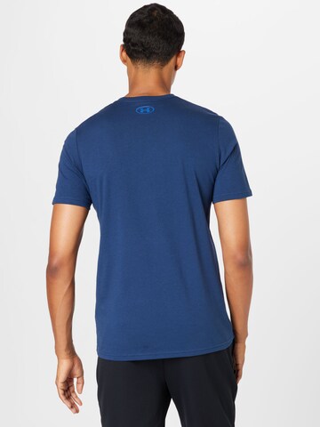 UNDER ARMOUR Sportshirt 'FAST LEFT CHEST' in Blau