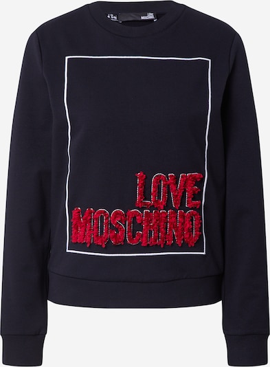 Love Moschino Mikina 'Sweatshirt' - červená / čierna / biela, Produkt