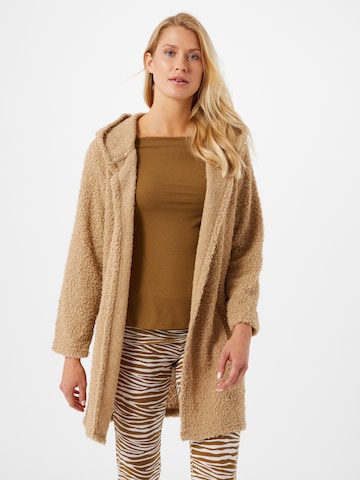 Peignoir court 'Fluffy' LingaDore en marron : devant