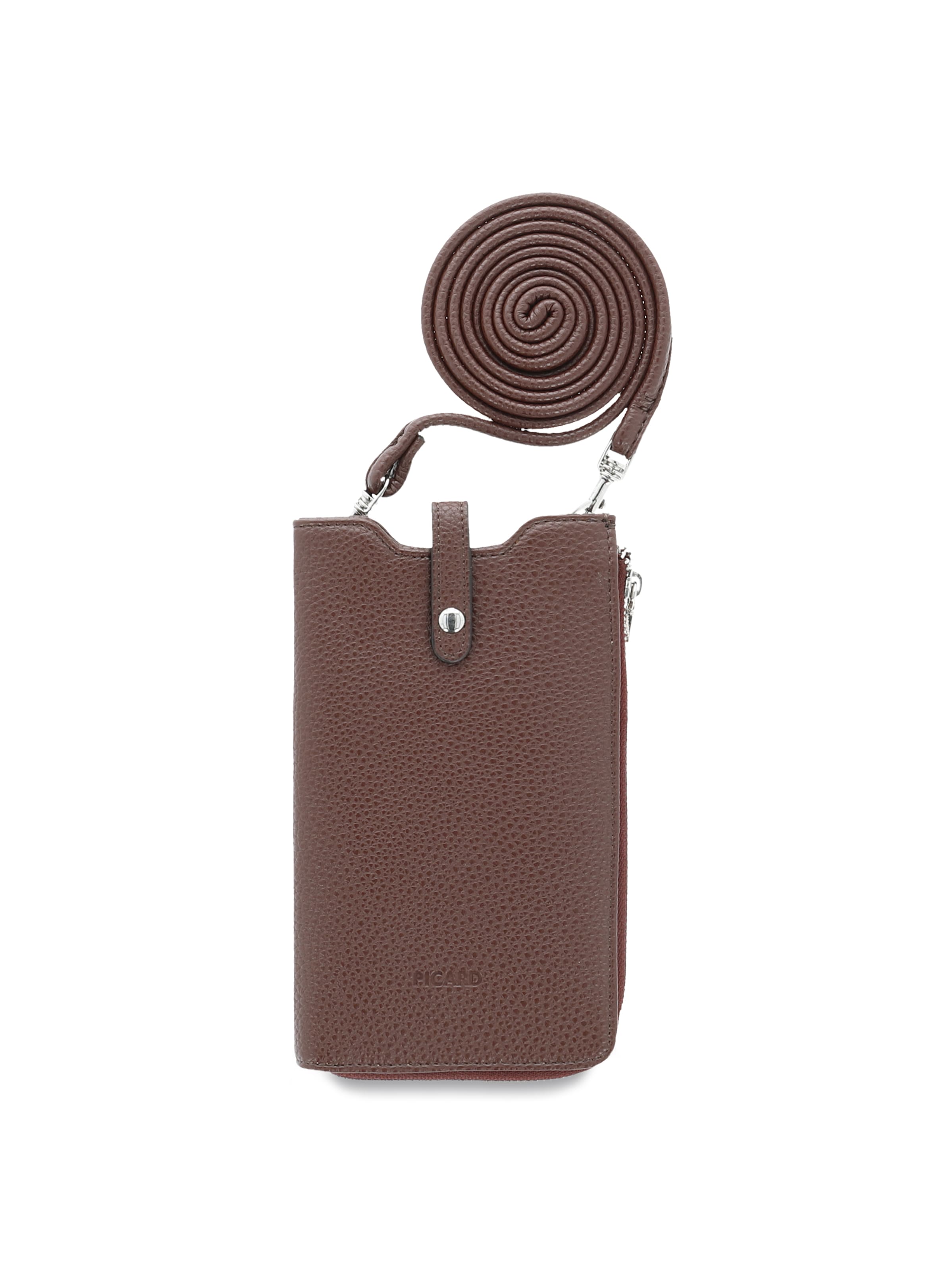 Picard Schoudertas 'Loire' in Bruin: voorkant