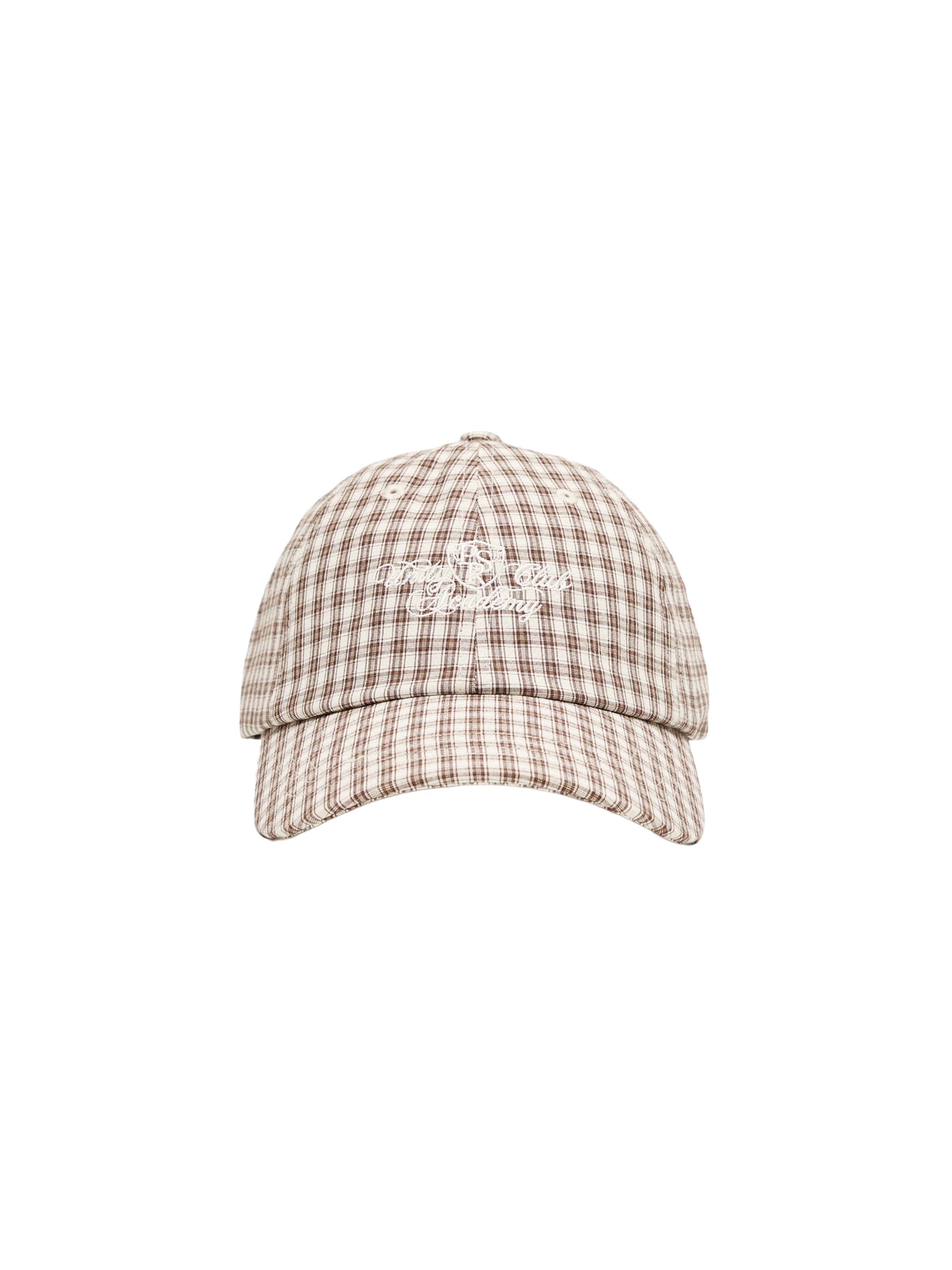 Bershka Cap in 55-60 in creme / schoko, Produktansicht