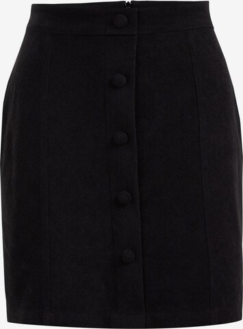 WE Fashion Skirt in Black: front