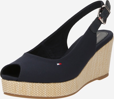 TOMMY HILFIGER Sandales 'ELBA' en marine / rouge / blanc, Vue avec produit