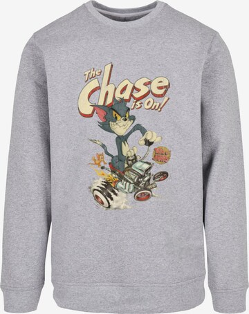 ABSOLUTE CULT Sweatshirt 'Tom and Jerry - The Chase Is On' in Grau: predná strana