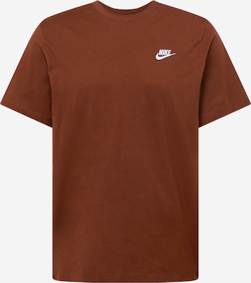 Nike Sportswear Skjorte 'Club' i brun: forside