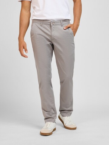 yazubi Slimfit Hose 'Dustin' in Grau: Vorderseite