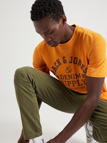 JACK & JONES Shirt in Orange