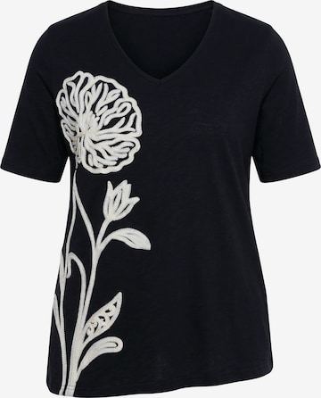Ulla Popken Shirt in Black: front