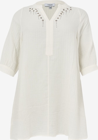 Tunique YOEK en blanc : devant