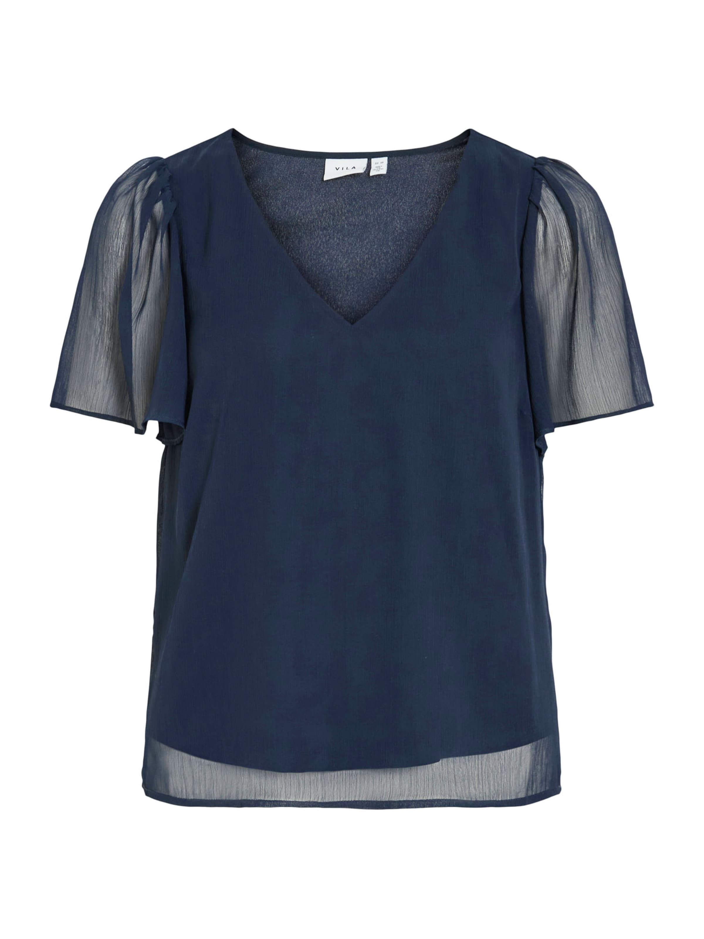 VILA Blouse 'VIFALIA' in Blue: front