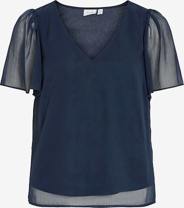 VILA Blus 'VIFALIA' i blå: framsida