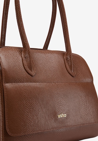 usha BLACK LABEL - Bolso de mano en marrón