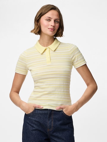 PIECES Shirt 'PCJESSIE' in Geel: voorkant