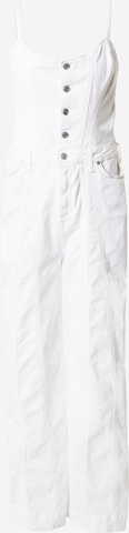 7 for all mankind Jumpsuit in White: front
