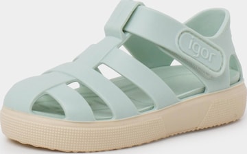 IGOR - Zapatos para playa y agua en verde: frente
