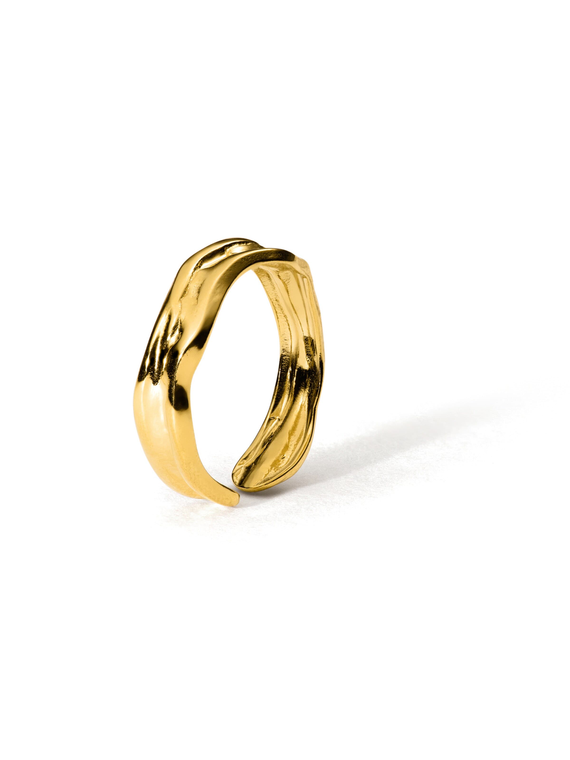 hiBALI Ring 'Bold Raw' in Gold