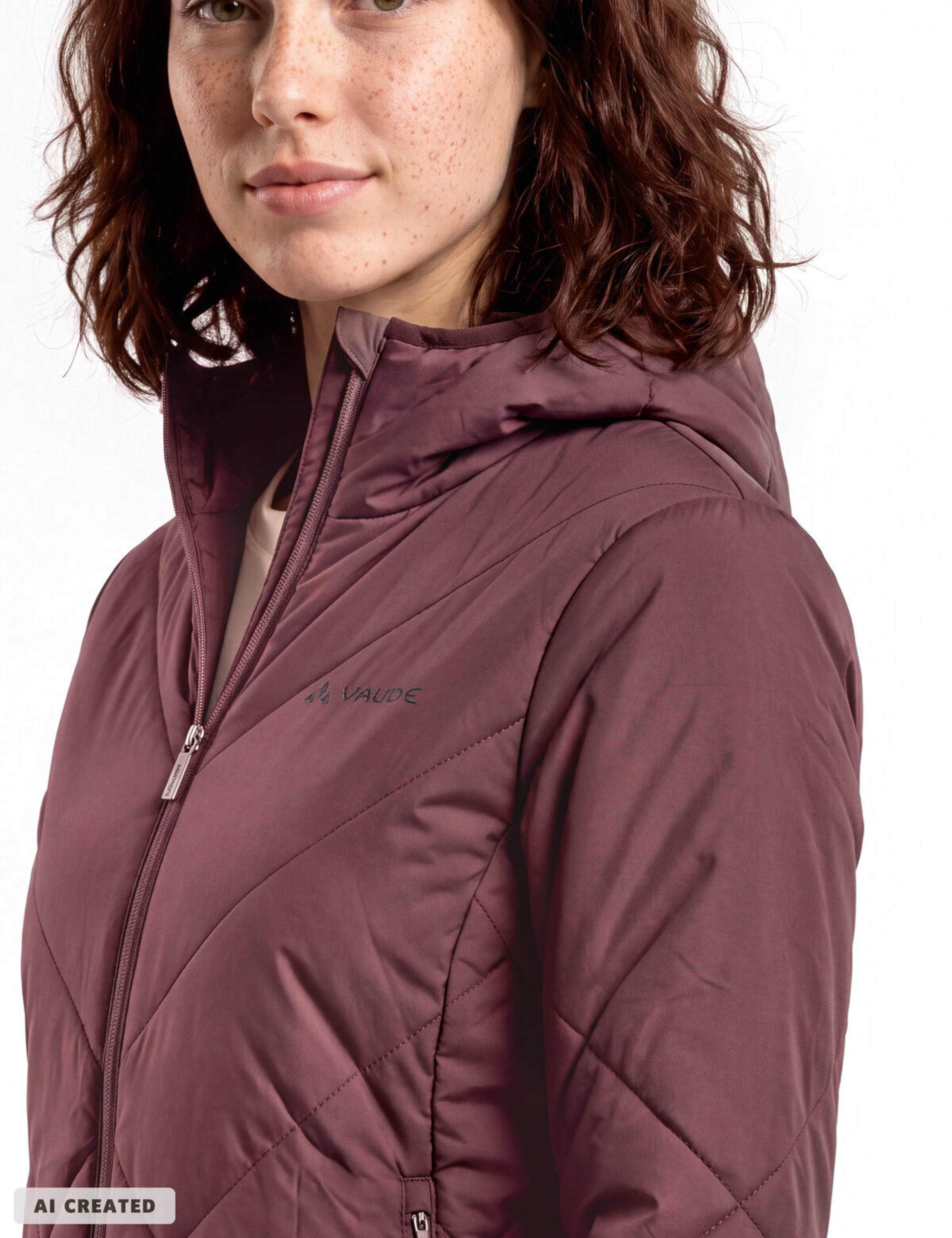 VAUDE Outdoorjas in Rood