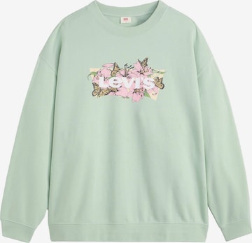 Levi's® Plus Свитшот в Зеленый: спереди
