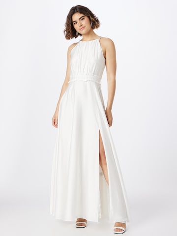 SWING Evening Dress in White: front