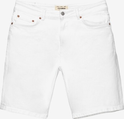 Pull&Bear Shorts in white denim, Produktansicht