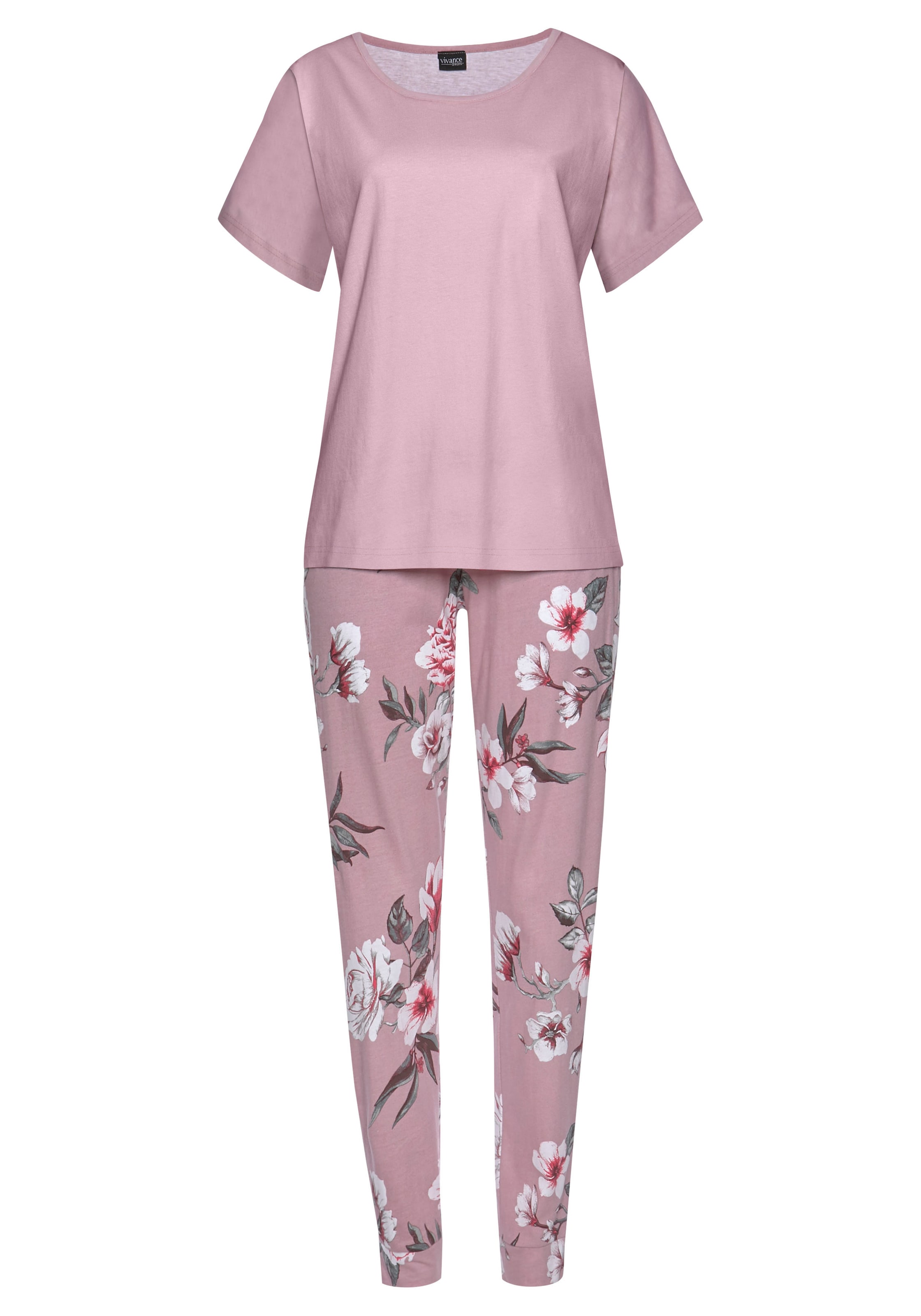 VIVANCE Pajama in Pink: front