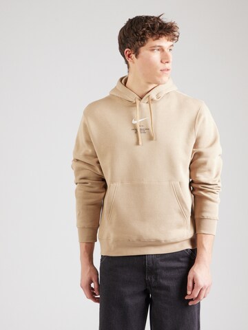 Nike SportswearSweater majica - bež boja