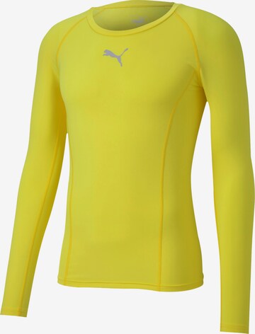 PUMA Base Layer 'Liga' in Yellow: front