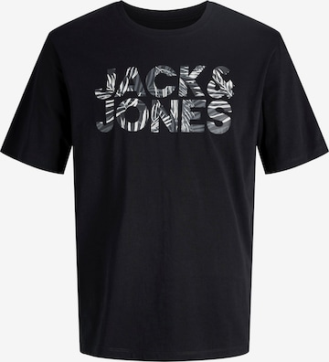 Jack & Jones Junior - Camiseta 'JJEJEFF' en negro: frente