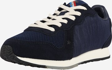 Baskets basses 'Retro Logo' Superdry en bleu : devant