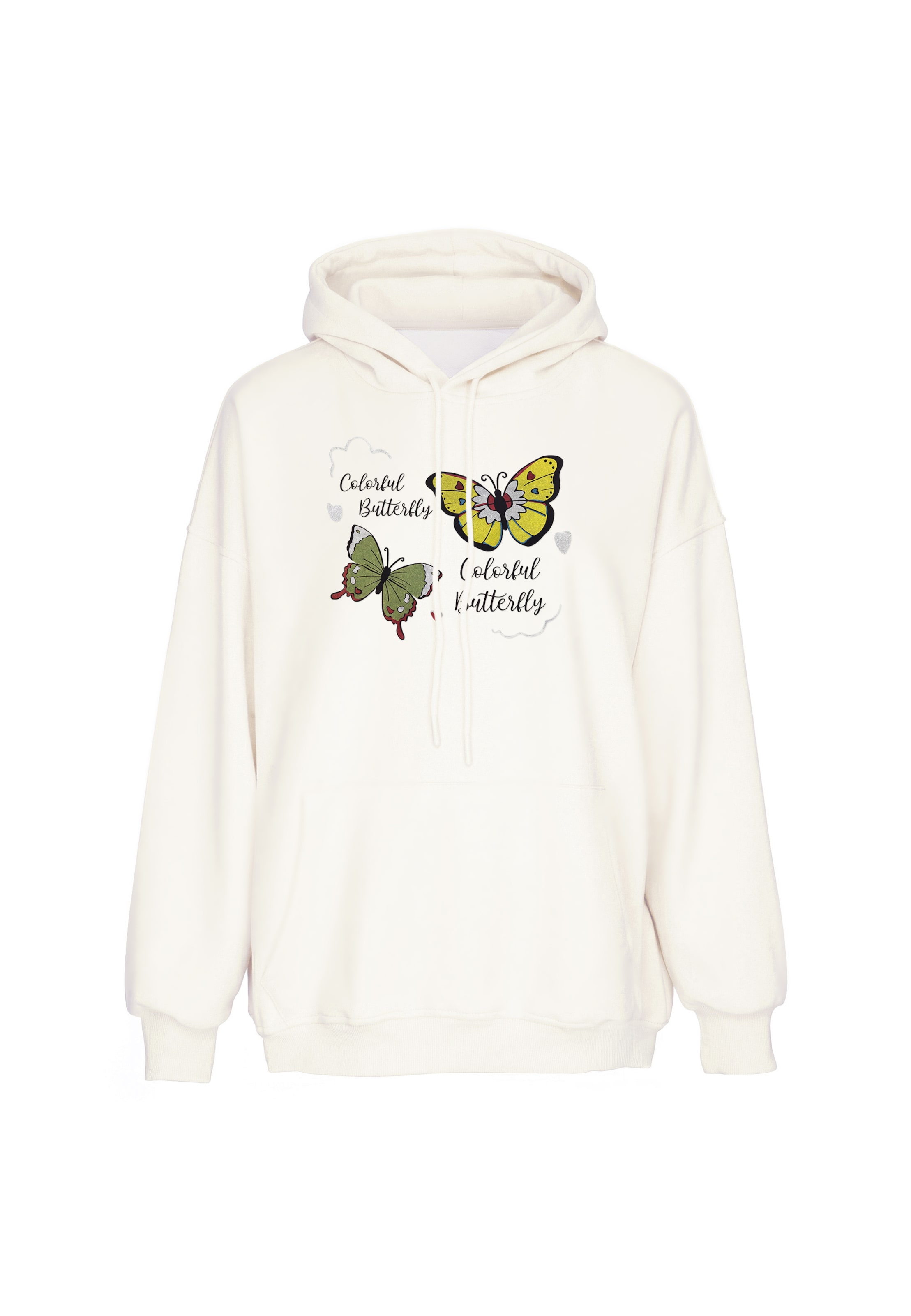 MYMO - Sudadera en blanco: frente