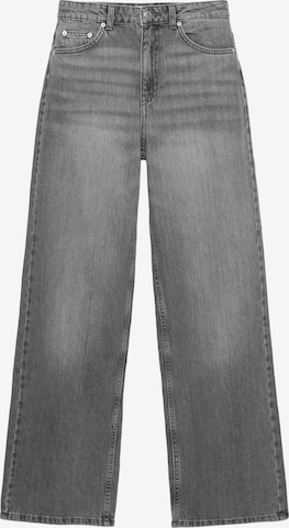 Pull&BearWide Leg/ Široke nogavice Traperice - siva boja: prednji dio