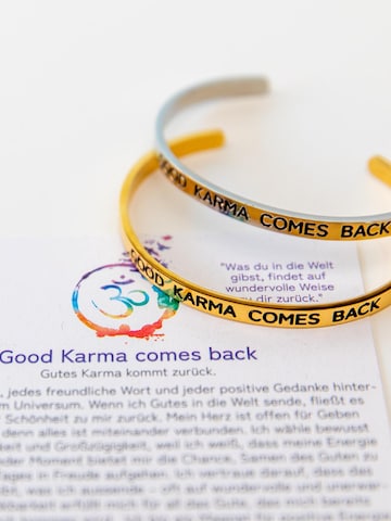 Divasya Bracelet 'Good Karma comes back' in Silver