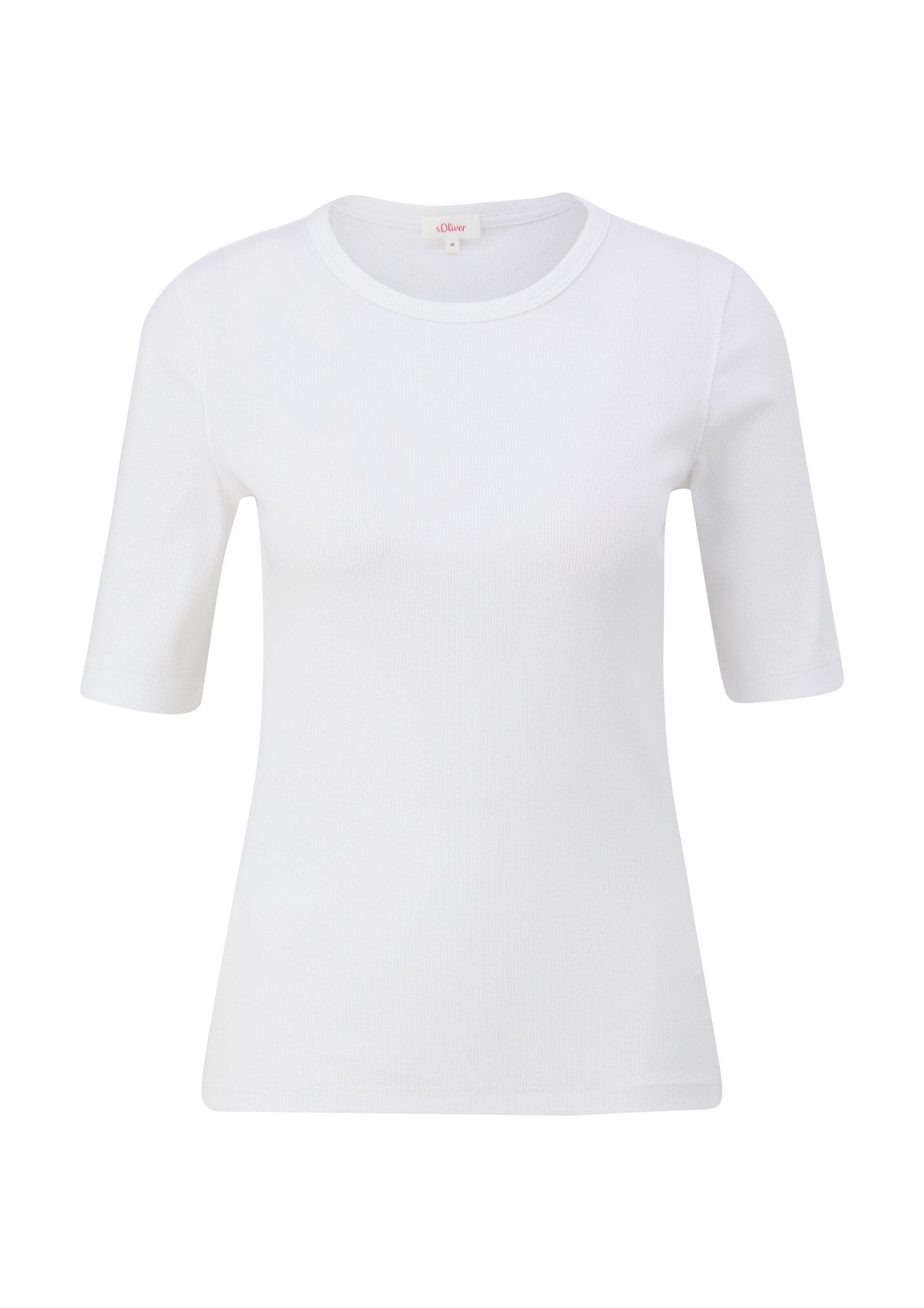 T-shirt s.Oliver en blanc : devant