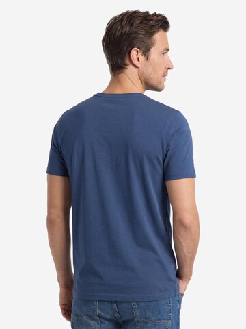 redmond Shirt 'Basic'‌‌‌‌ in Blau