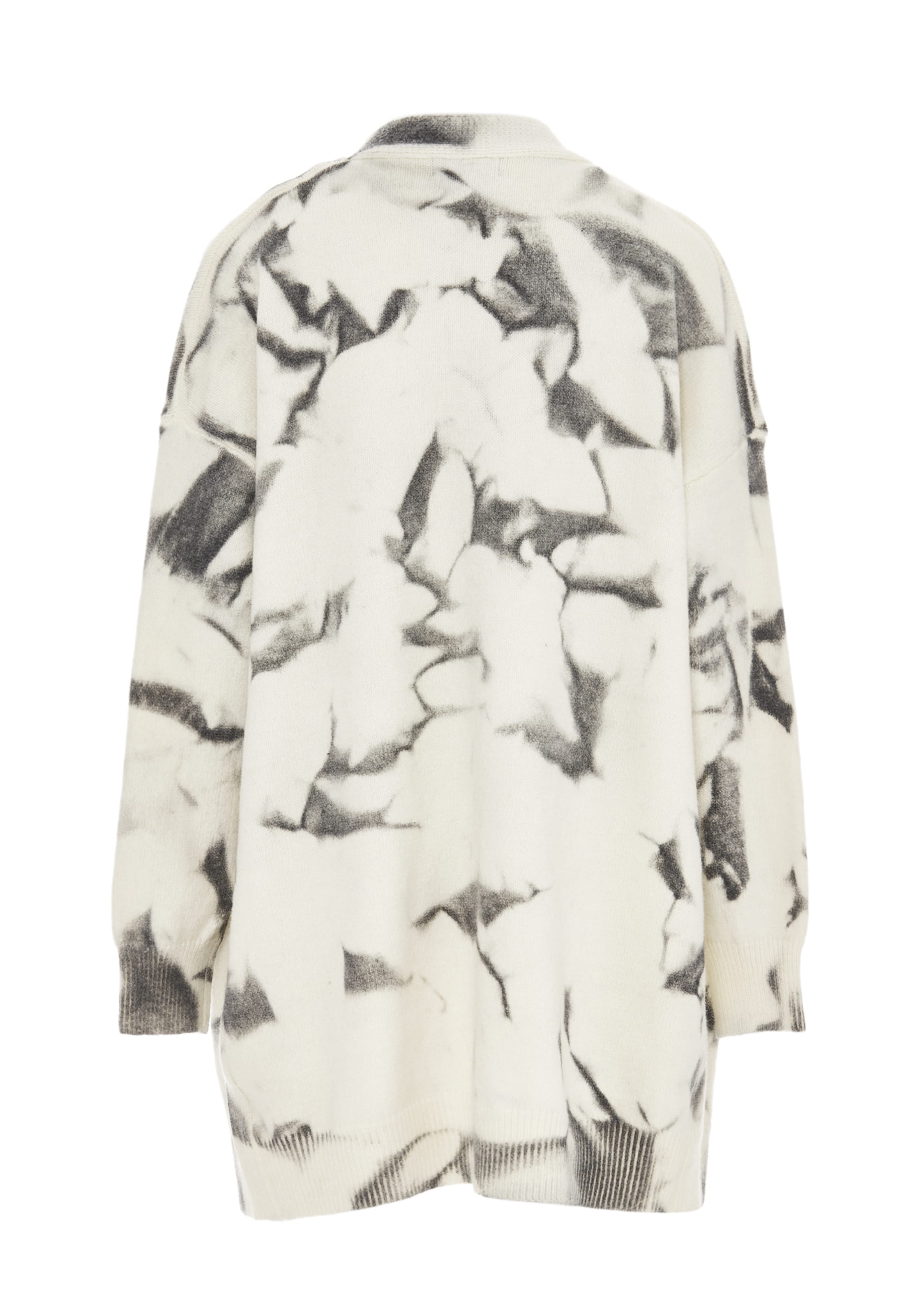 NAEMI - Casaco de malha em branco