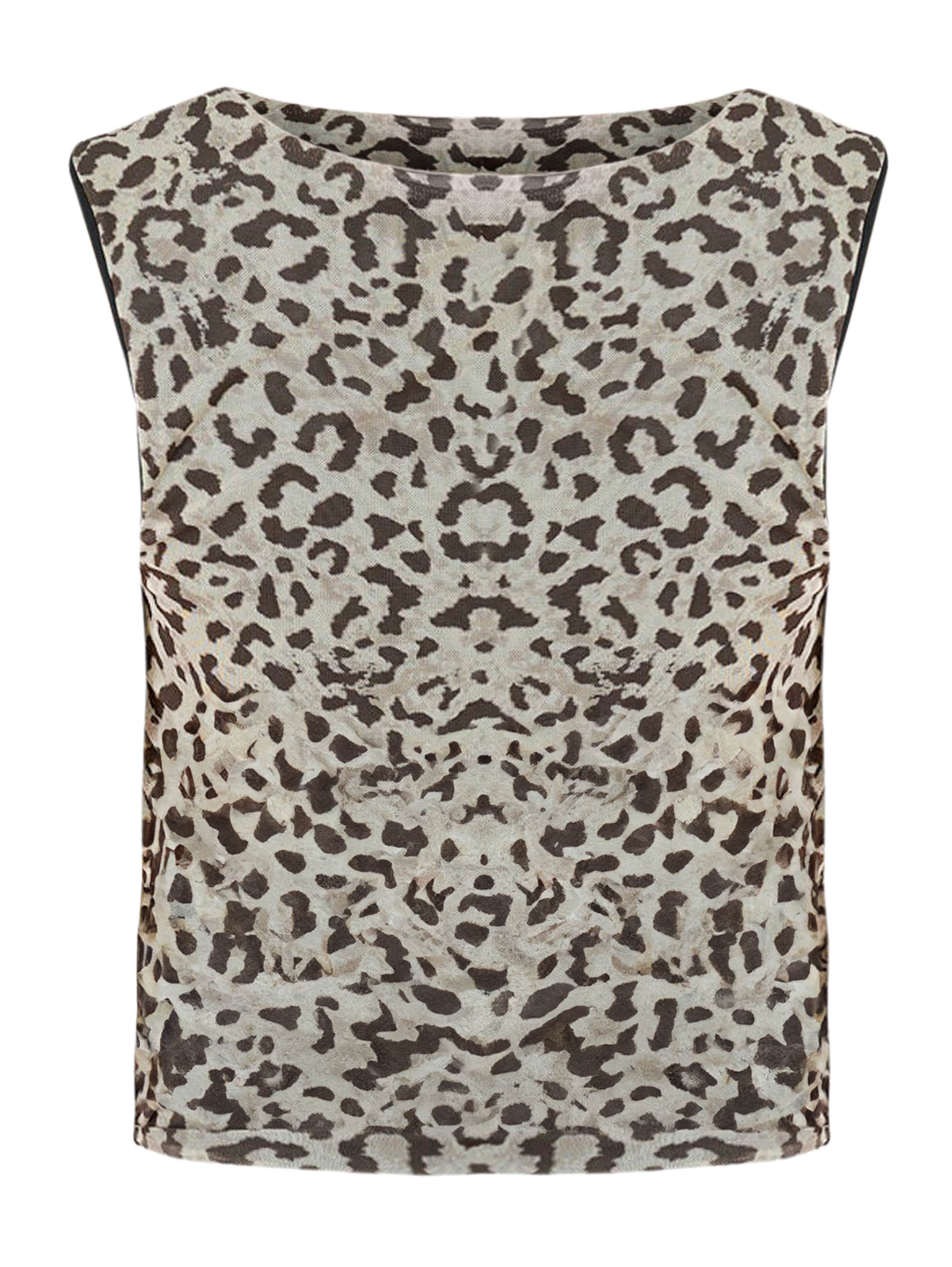 No Matter What Top in Grijs: voorkant