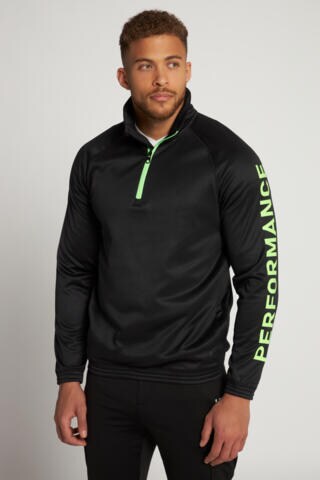 JAY-PI Fleece Jacket in Black: front