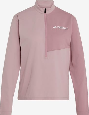 T-shirt fonctionnel 'Multi' ADIDAS TERREX en violet : devant