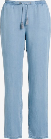 Regular Pantalon 'Rose' Ulla Popken en bleu : devant