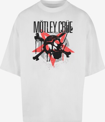 T-Shirt 'Motley Crue - Montage Skull' Merchcode en blanc : devant