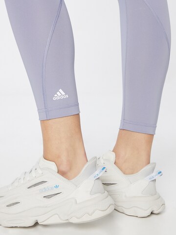 ADIDAS SPORTSWEAR Skinny Παντελόνι φόρμας 'Optime' σε λιλά